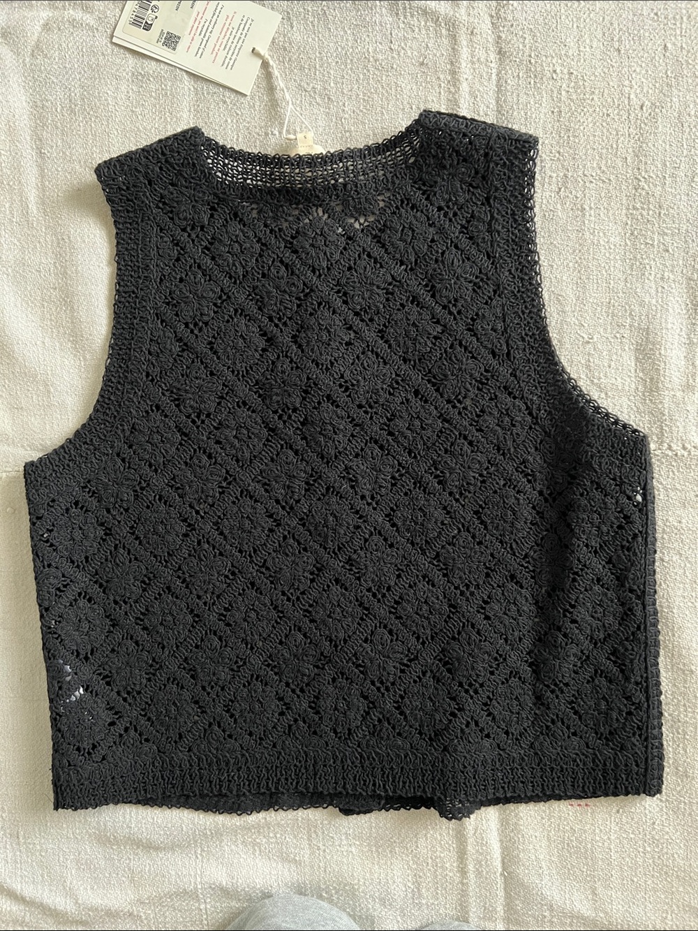 Sezane Ron Top Black - Size S - Picture 2 of 6